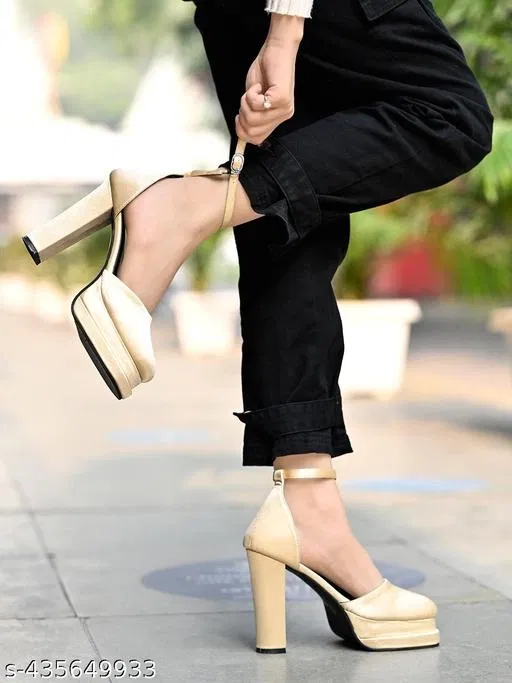 Solid Suede Block Open Toe Heels for Kids (Pink, 10-11 Years)