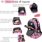 Canvas Backpack Bag, Pink