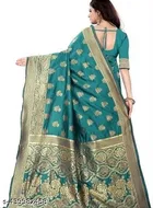 Art Silk Zari Woven Saree for Women 