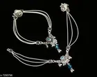 Anklet Silver Free Size Anklets & Toe Rings for Women