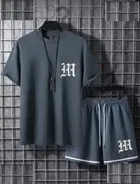 Polyester Printed Tracksuit for Men 