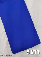 Plain Crepe Kurti Fabric for Women 