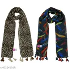 Poly Chiffon Printed Scarves for Women 