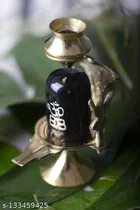 Shiva Lingam Abhishek Patra with Trishul and Nag 