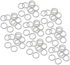 Metal Jump Ring for Jewellery Making (Silver, 100 g)