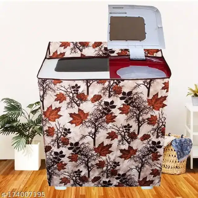 Fabric Washing Machine Cover (Multicolor)