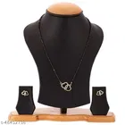 Alloy Mangalsutra with Earrings for Women 