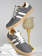 Shoetopia Girls Sneakers Grey 