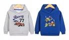 Cotton Blend Printed Hoodie for Kids 