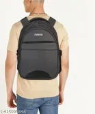 Polyester Backpack for Men & Women, Black