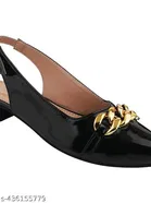 Solid Patent Leather Ballerinas for Women 