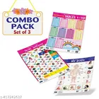 Bookford Publications My small chart My Body, Hindi Varnamala & Tables 