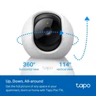 Tapo TP-Link C210 360° 3MP Full HD 2304 X 1296P Video Pan/Tilt Smart Wi-Fi Security Camera | Alexa Enabled | 2-Way Audio| Night Vision| Motion Detection | Indoor CCTV 