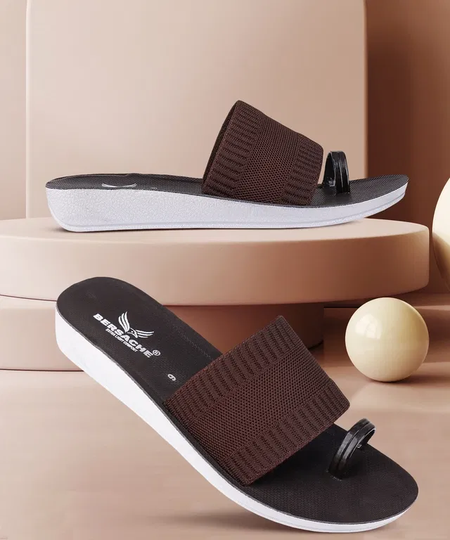 Flats for Women (Brown, 5)