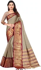 Cotton Embellished Saree for Women 