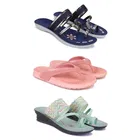 Combo of Flats with Slippers for Women 