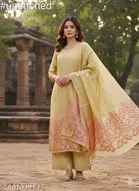 Chanderi Cotton Embroidered Pakistani Suits 