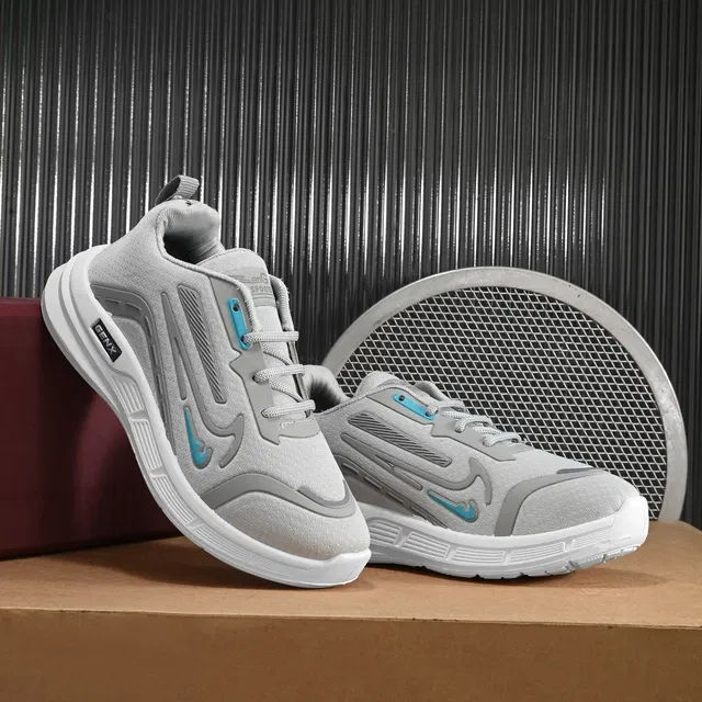 Sports Shoes for Kids (Grey, 3)