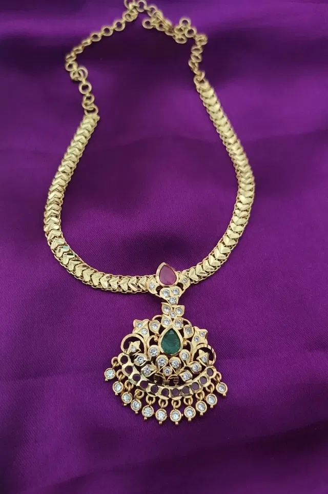 Gold Plated Jewellery Set for Women (Gold, Free Size)