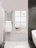 Acrylic Square Shaped Wall Mirror Stickers 