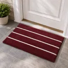 Qaleen Anti Skid Door Mat [59cm x39cm] Red