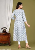 Rayon Kurti for Women, Grey 