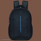 Polyester Backpack for Men & Women, Black