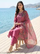 Floral A-line Kurta Set for Women 