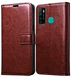 Infinx Hot 9 Artificial Leather Mobile Cover 