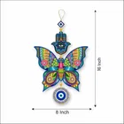 Khatu Craft  Butterfly Evil Eye Hanging 20x40cm