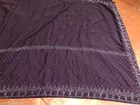 Georgette Embellished Saree For Women, Purple