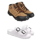 Combo of Casual Shoes with Sliders for Men 