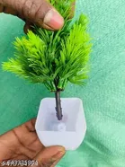 Plastic Artificial Flowers, Multioclor, Pack of 6