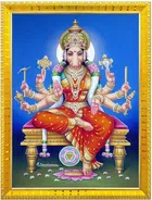 Polyester Varahi Laxmi Devi Photo Frame 