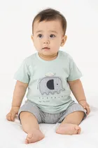 Cotton Printed Clothing Set for Boys 