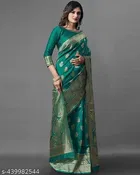 Art Silk Zari Woven Saree for Women 
