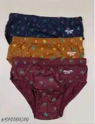 Floral Low Rise Hipster Briefs for Women, Pack of 3 