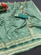 Jacquard Printed Saree for Women 