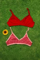 Hosiery Solid Non-Padded Bras for Women, Pack  of 2 