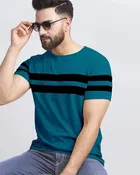Round Neck Colorblocked T-Shirt for Men 