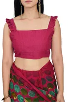 Trendy Georgette Saree with Blouse Piece For Women 