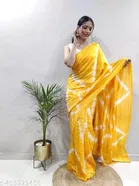 Nylon Hand Dying Printed Saree for Women 