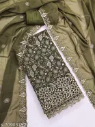 Embroidered Georgette Punjabi/All Over Suits Semi-Stitched Suits 
