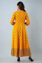 Rayon Printed Anarkali Kurti for Women 