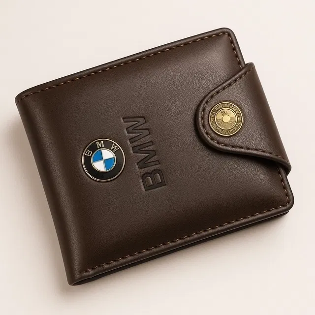 Bmw Wallet for Men (Dark Brown)