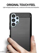 AESTMO Back Case Cover for Samsung Galaxy A13 4G Shockproof Slim Carbon Fibre Rugged TPU Armor Back Case Cover for Samsung Galaxy A13 4G 