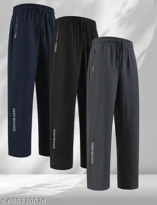 Cotton Pants for Boys, Multicolour, Pack of 3 (36)