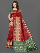 Women's Saree with Unstitched Blouse 