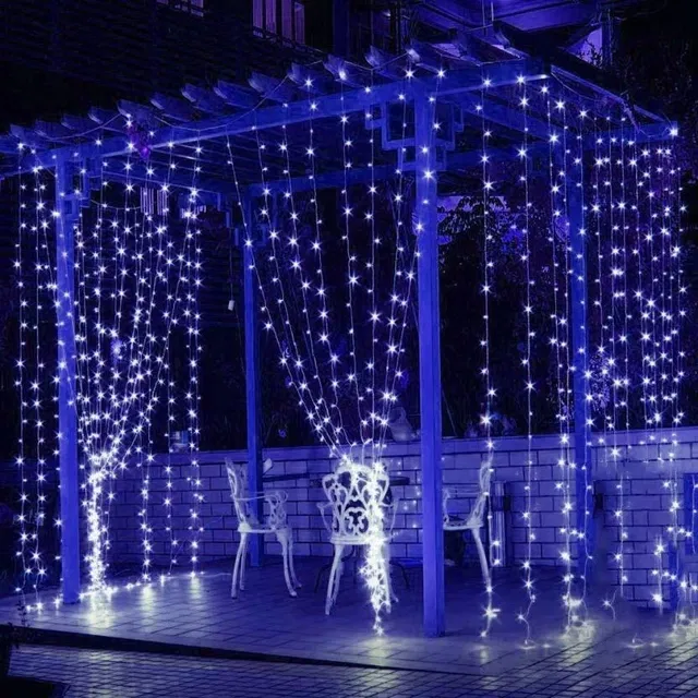 String LED Light, 11 m, Blue Pixel (Pack of 1)