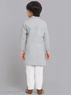 Cotton Blend Kurta with Pyjamas for Boys 